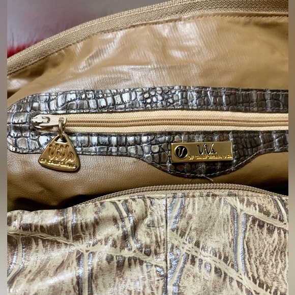 💎VIVA OF CALIFORNIA USA💎Snakeskin hobo,Large and beautiful bag.💎#VIVA - Picture 6 of 17